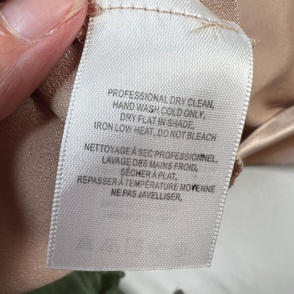 Jenny Yoo Corinne Satin Crepe Dress Halter Maxi Bridesmaid Wedding Petal 4 - Picture 14 of 15